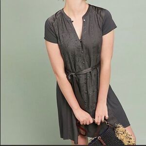 Anthropologie TINY  Stone Harbor shirt dress XS